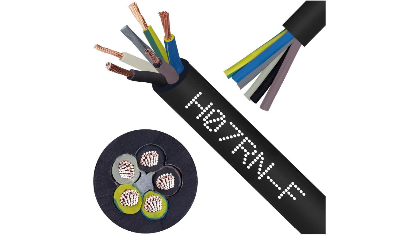 Przewód w gumie H07RN-F / ONPD 5x1,5 450/750V Elektrokabel /100m/