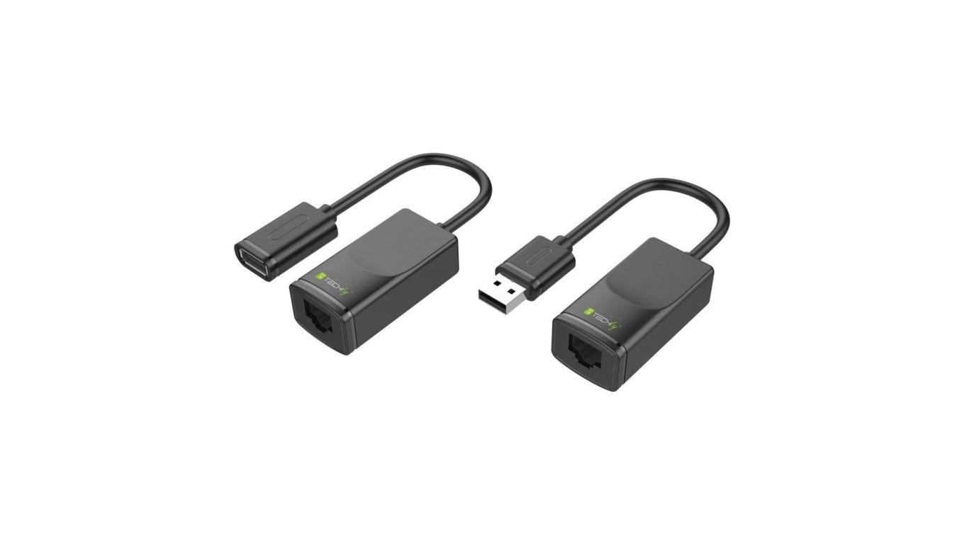 Przedłużacz Extender USB do 60m po kablu sieciowym RJ45