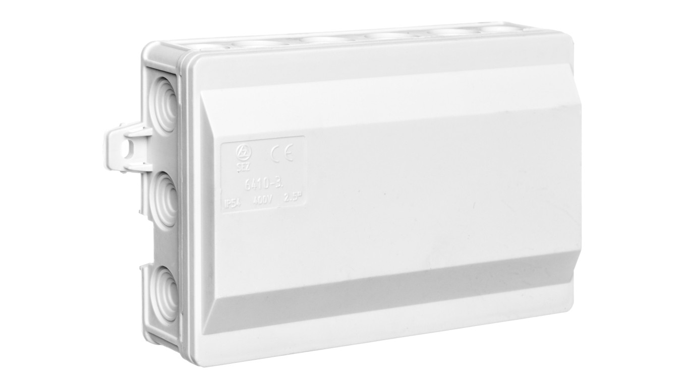 Puszka odgałęźna natynkowa 18-torowa 135x90x40 Klik IP54 szara 6410-30