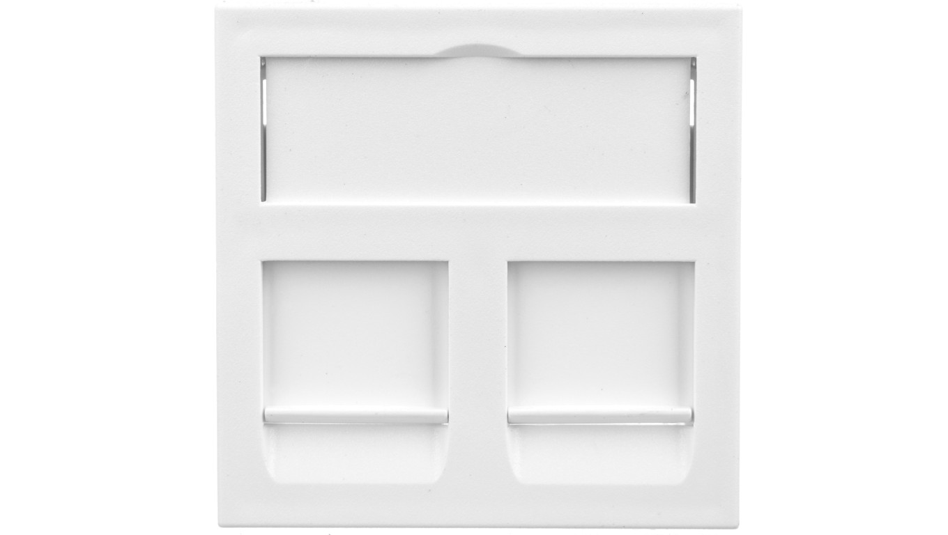 Adapter M45 dla 2xRJ45 biały DTG-2RM RW1 6119292