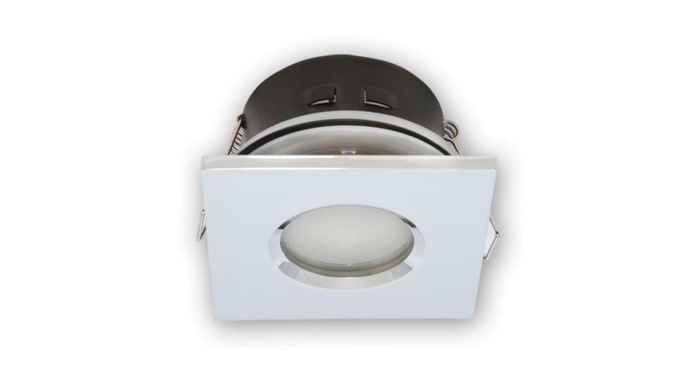 *LED line Oprawa sufitowa wodoodporna kwadrat odlew chrom