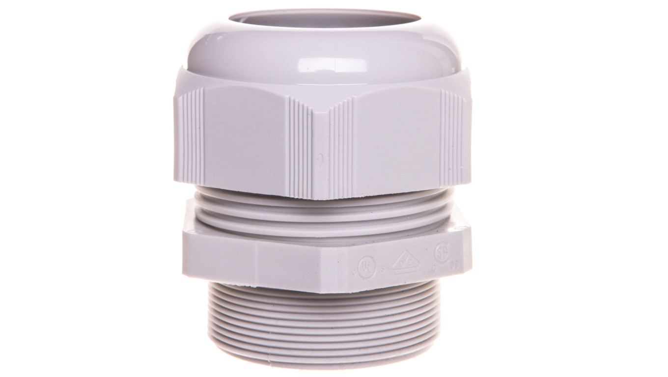 Dławnica kablowa poliamidowa M63 IP68 HELUTOP HT-M63 jasnoszara 93915