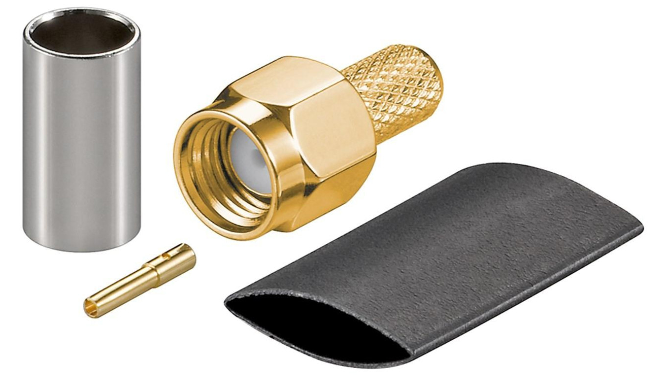 Wtyk zaciskany RP-SMA - Typ kabla RG 58