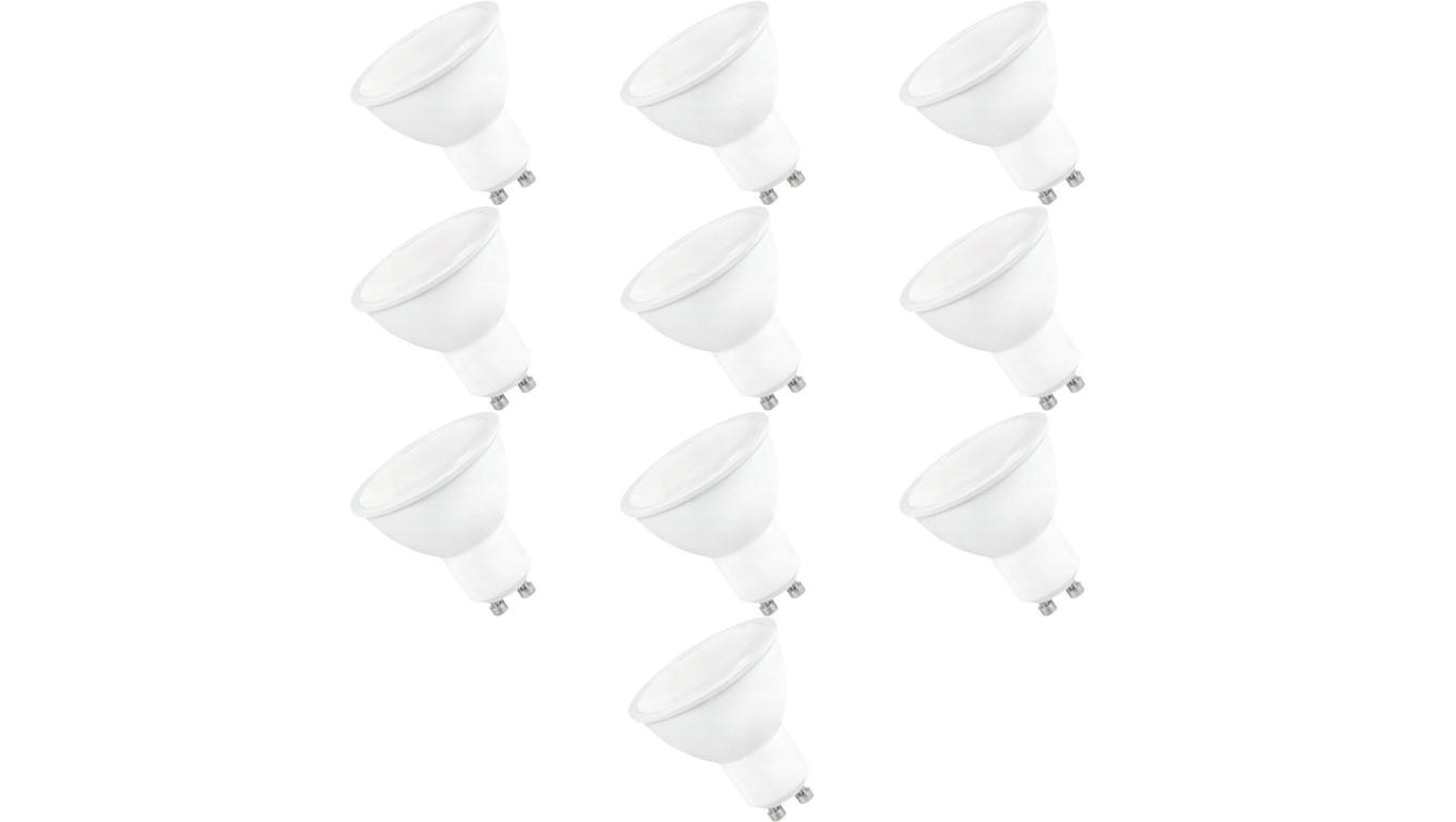 Żarówka LED GU-10 230V 9W SMD 840lm neutralna komplet 10szt