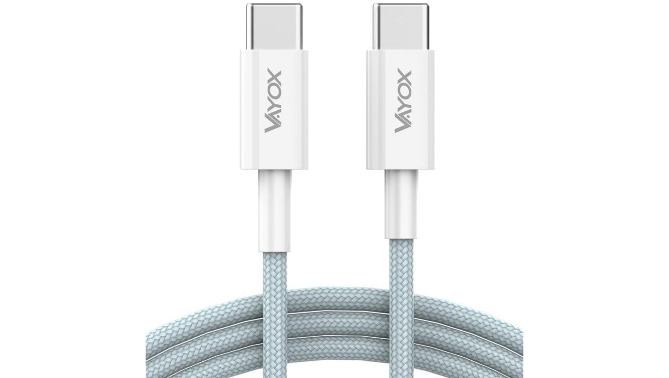 Kabel USB-C - USB-C 65W 5A 1m premium line VA0105 Vayox