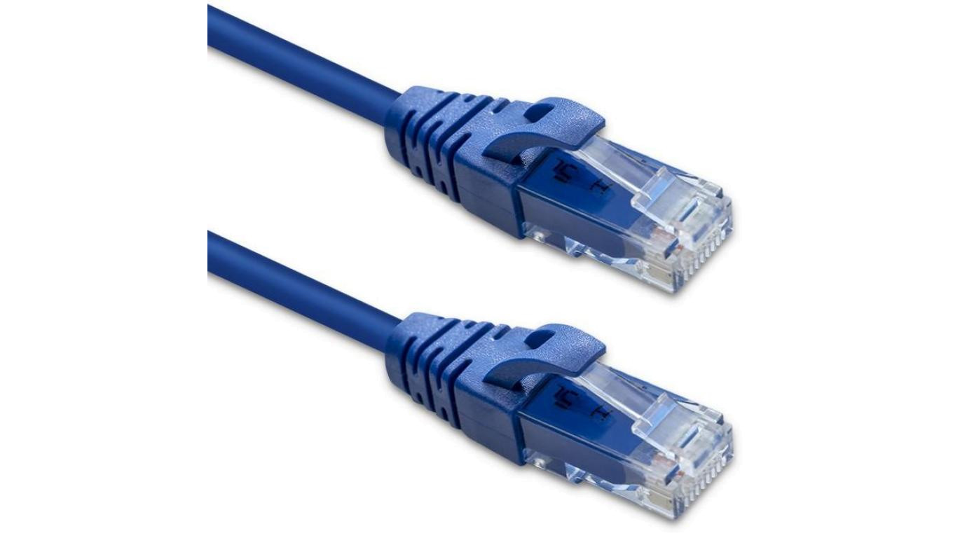 Qoltec Kabel Patchcord UTP CAT6 2 x RJ-45 1m High speed Gold
