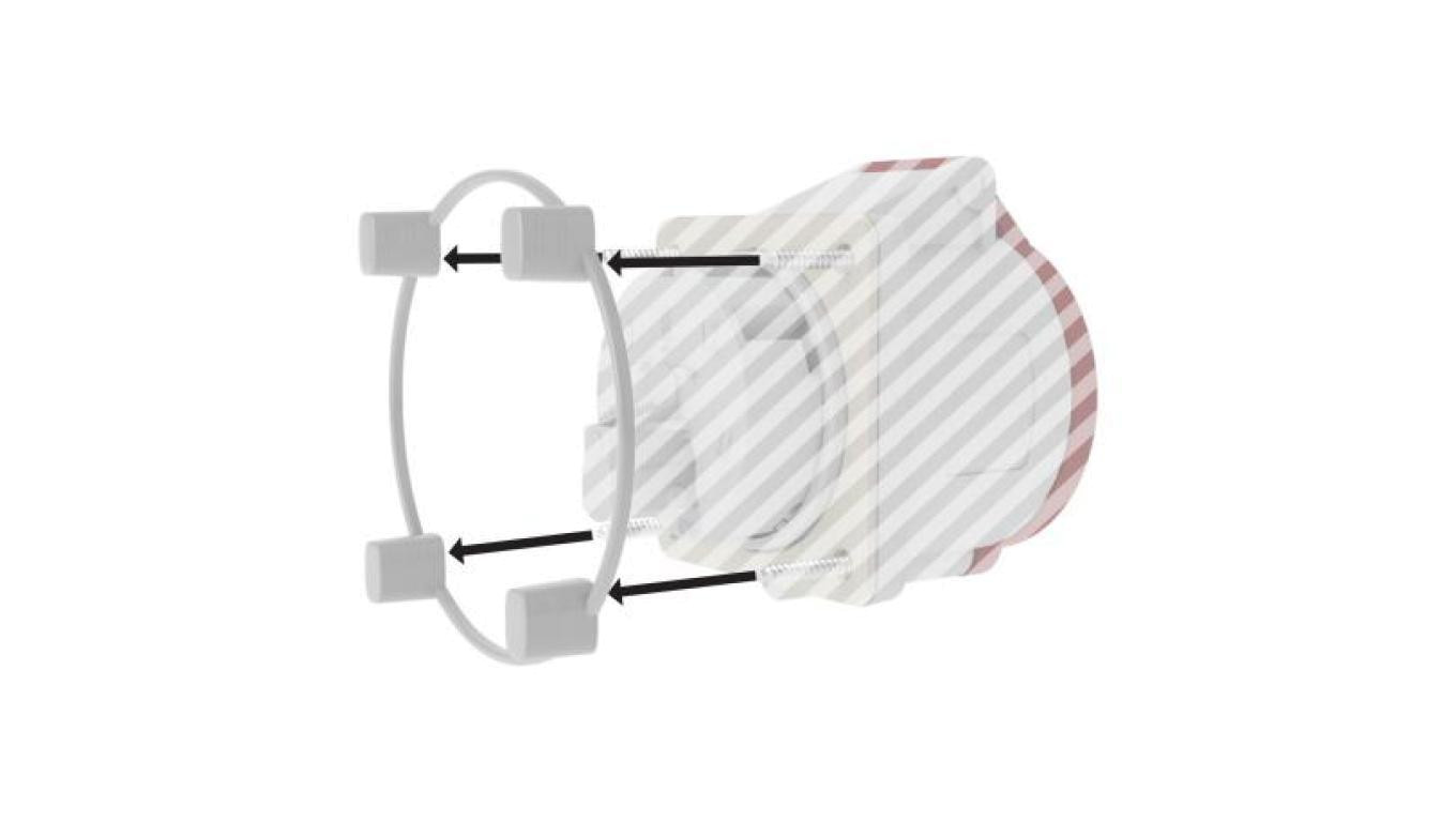 10 Sztuk Ramka mocująca dla gniazd tablicowych siłowych Doktorvolt 1967