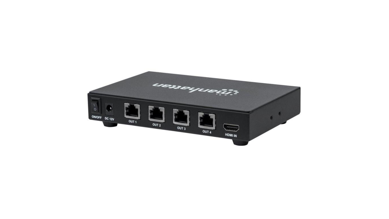 4-Portowy Extender HDMI 1080p Nadajnik po Skrętce Kat6 50m