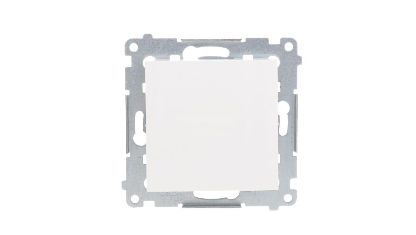 Simon 54 Łącznik jednobiegunowy, szybkozłącza, biały DW1.01/11