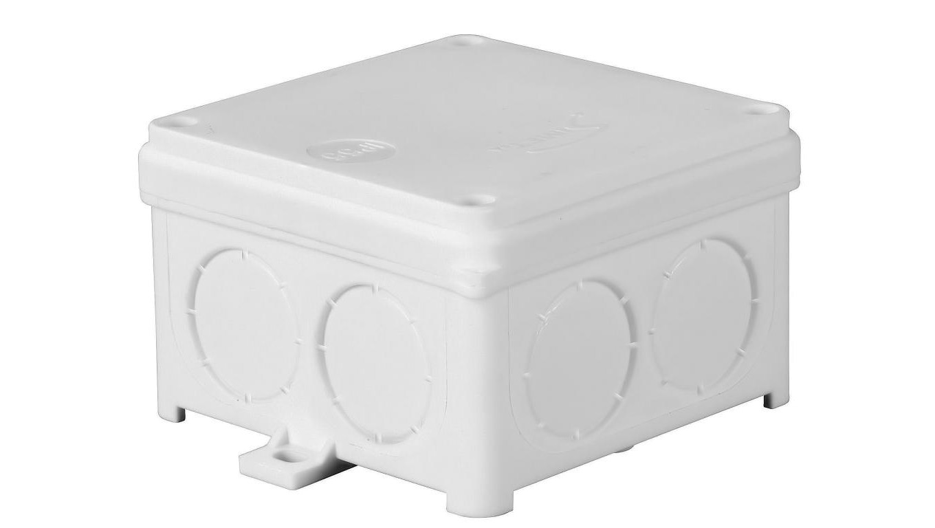 Puszka n/t hermetyczna pusta 88x88x55mm IP67 biała N80x80S odporna na UV 35133206