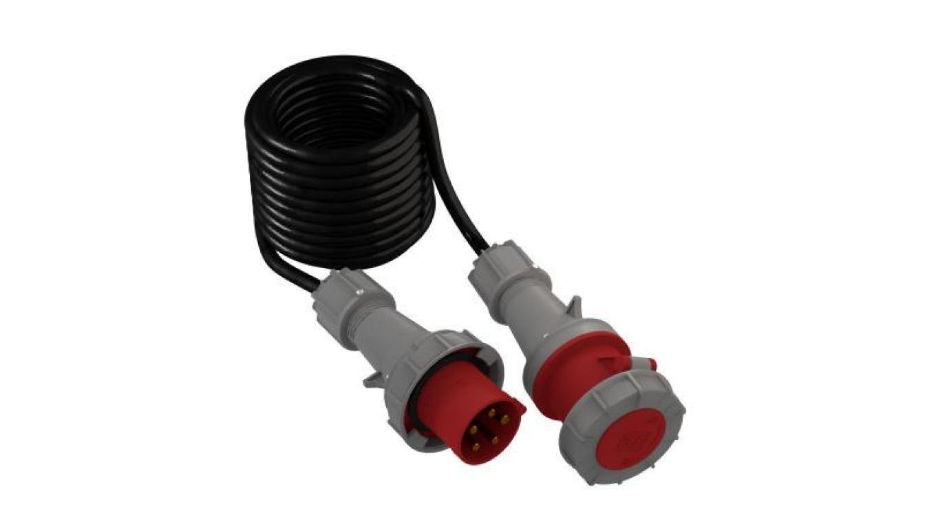 Przedłużacz 15m siłowy 63A/5P IP67 CEE 400V 5x10 mm2 Doktorvolt 2827