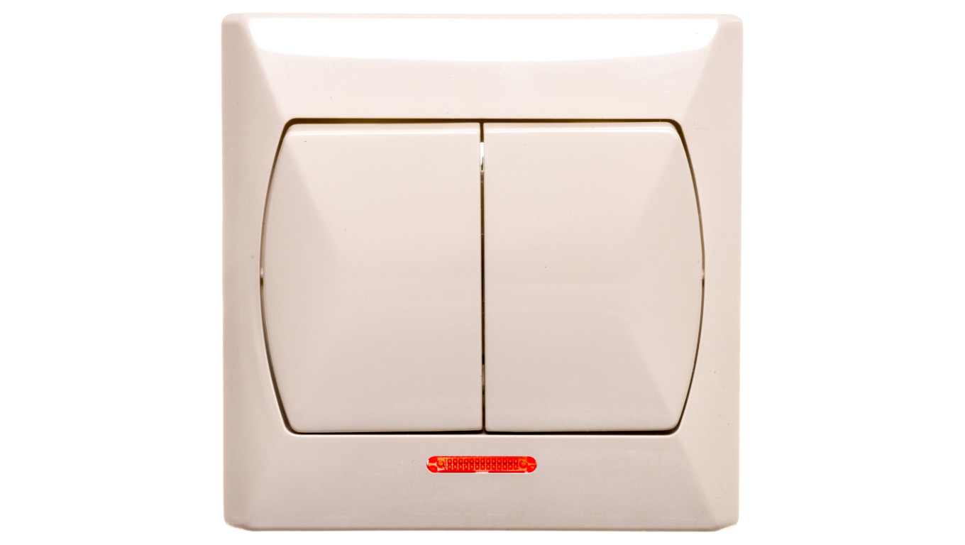 AKCENT Łącznik świecznikowy z podświetleniem beżowy ŁP-2AS/01