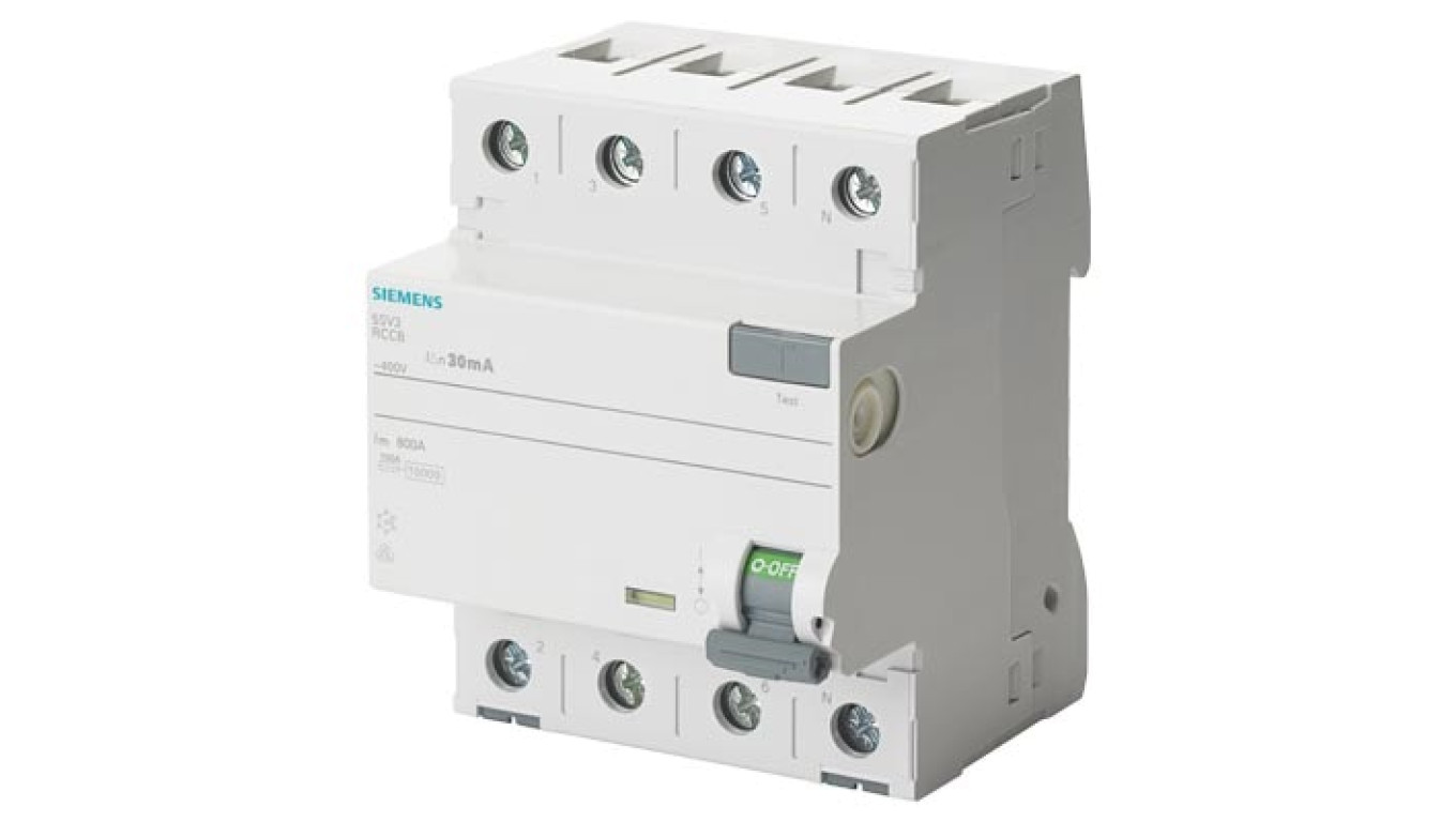 Wyłącznik różnicowoprądowy 4P 40A 0,03A typ A 30mA 400V SENTRON 5SV3344-6