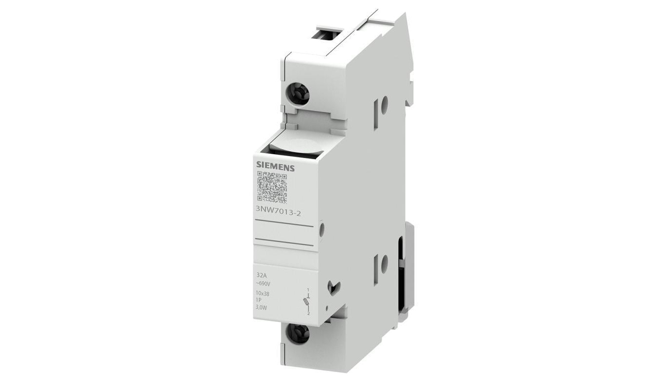 Podstawa bezpiecznikowa do wkładek cylindrycznych 10×38 mm 32A 1P 3NW7013-2