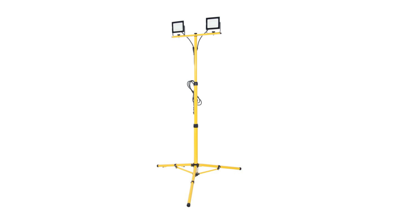 STATYW 155cm Z NAŚWIETLACZAMI LED 2 x 100W 4000K I PRZEWODEM 3M EC79928