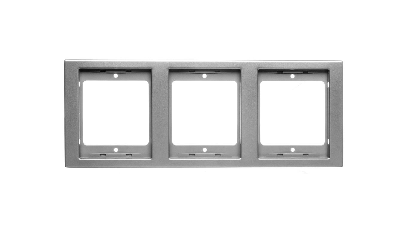 Berker K.1/K.5 Ramka potrójna pionowa stal szlachetna nierdzewna 13337004