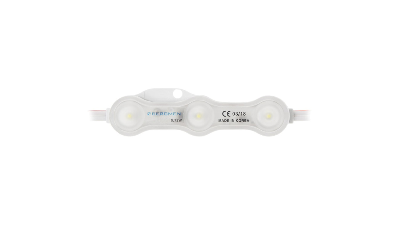Moduł 3xLED SMD 0,72W 6500-7000K BERGMEN