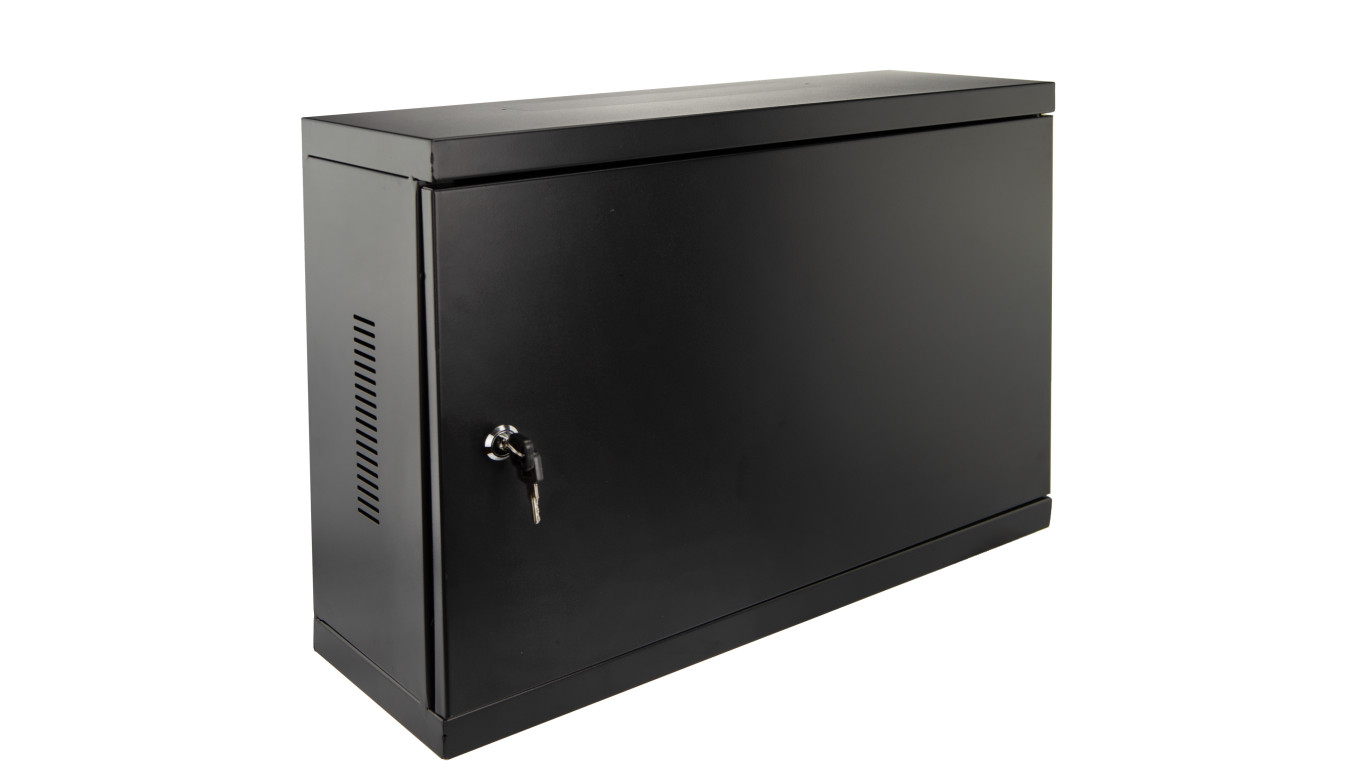 Szafa wisząca RACK 19 cali 3U 180mm czarna TPR CATV NEKU