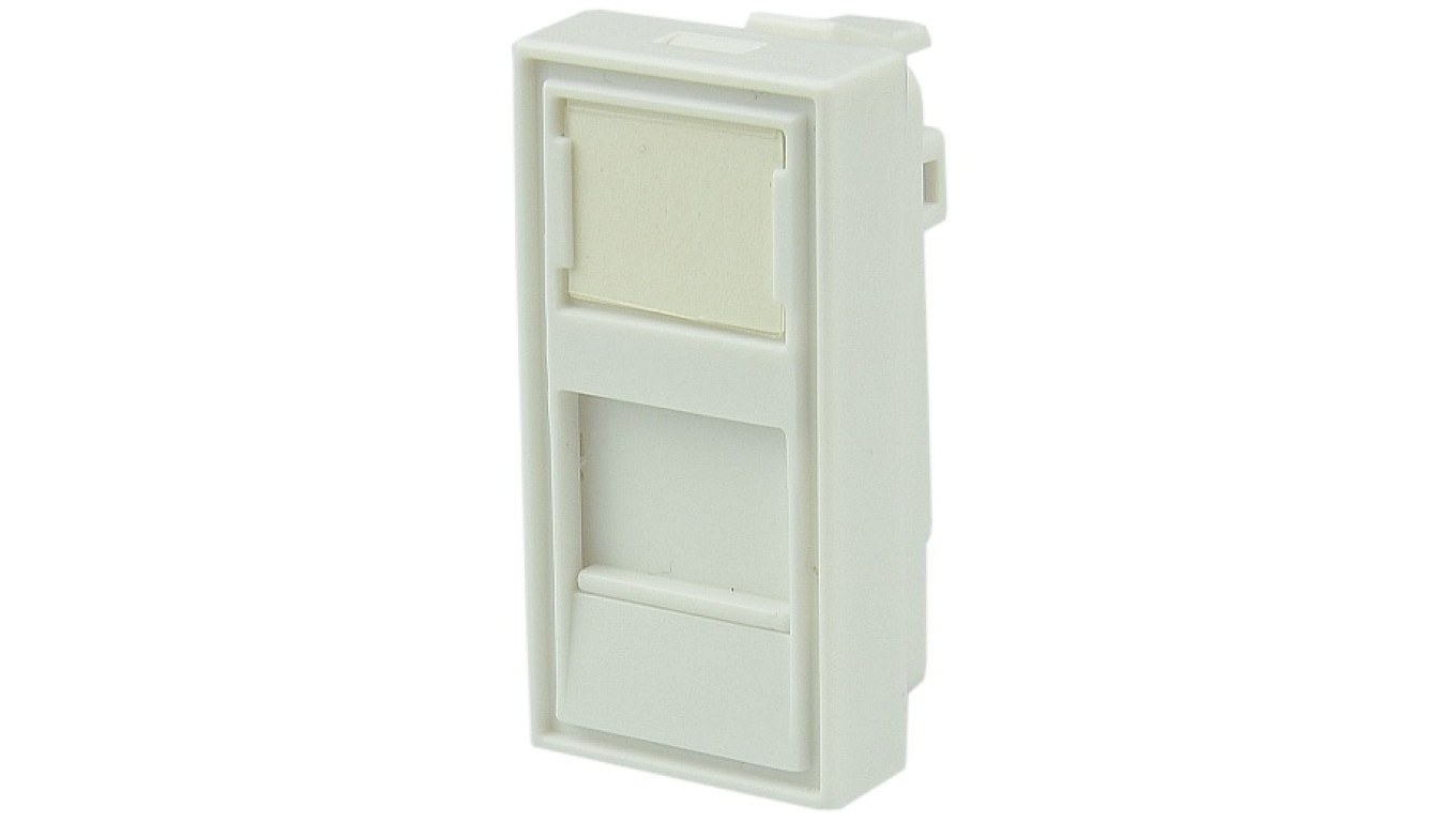 Adapter keystone 1M 22,5x45 pojedynczy z przesłoną Mediabox NEKU
