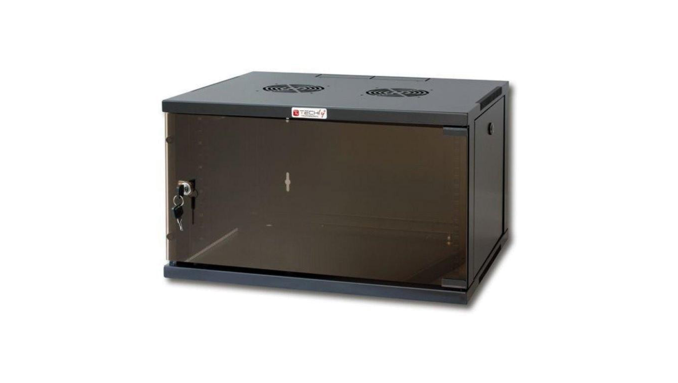 Szafka wisząca Rack 19 9U 540x450 mm zmontowana czarna