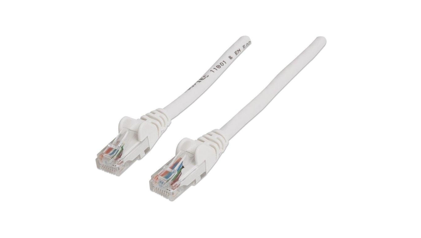 Patch Cord Cat6 UTP 0,5M Biały 100 Miedź ICOC U6-6U-005-WH