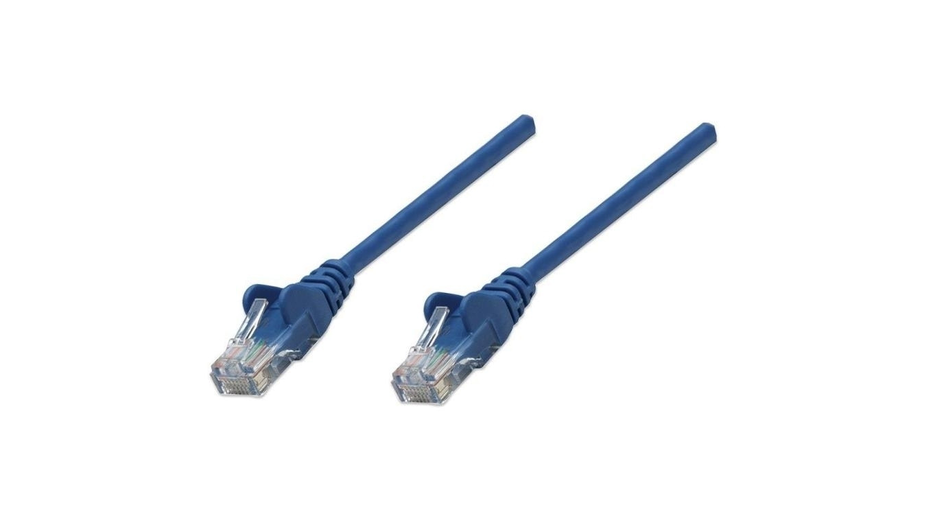 Patch Cord Cat5E UTP 5,0M Niebieski 100 Miedź 319829