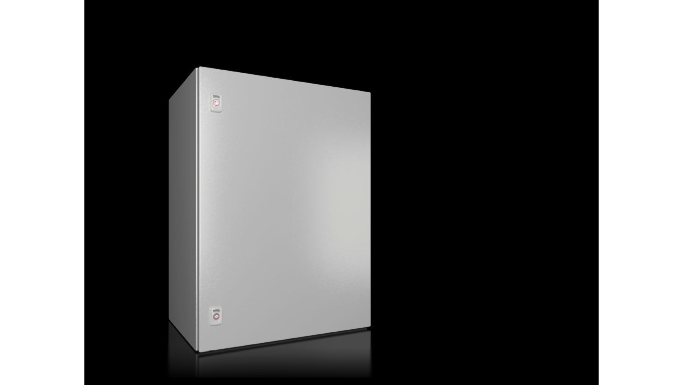 AX Obudowa kompaktowa 600x800x400 mm blacha stalowa z pł. mont. jednodrzwiowa 2 zamki dźwigienkowe 1059.000