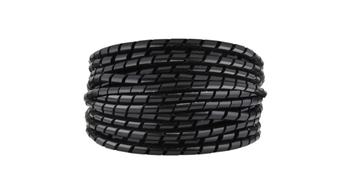 Wężyk spiralny GSTB 15 OP= 10m czarny