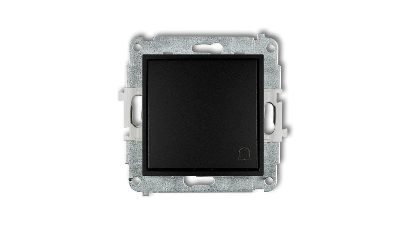 ICON Mechanizm łącznika zwierny dzwonek czarny mat 12IWP-4
