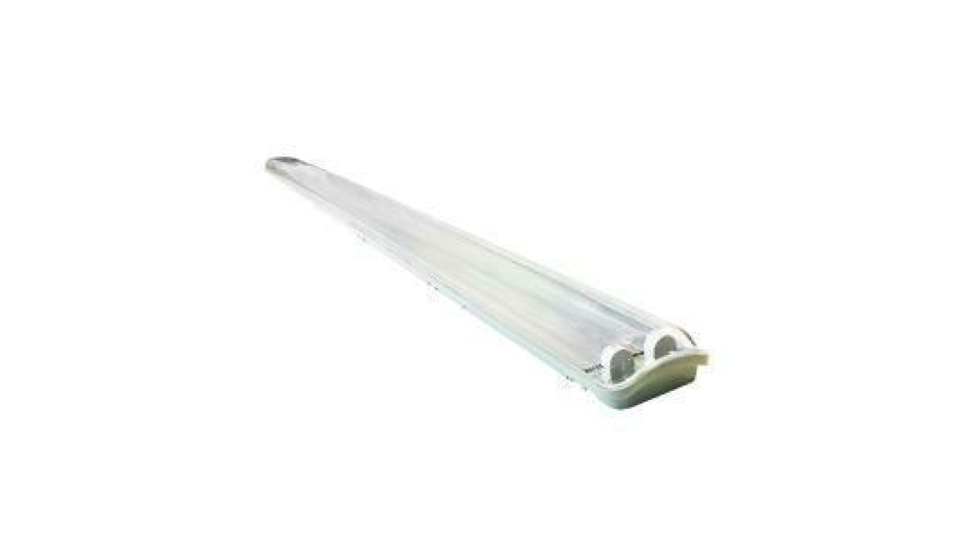 Oprawa do świetlówek T8 led 120cm 2x36W PS/ABS z odbłyśnikiem ip65 zasilanie jednostronne SI-LIGHT