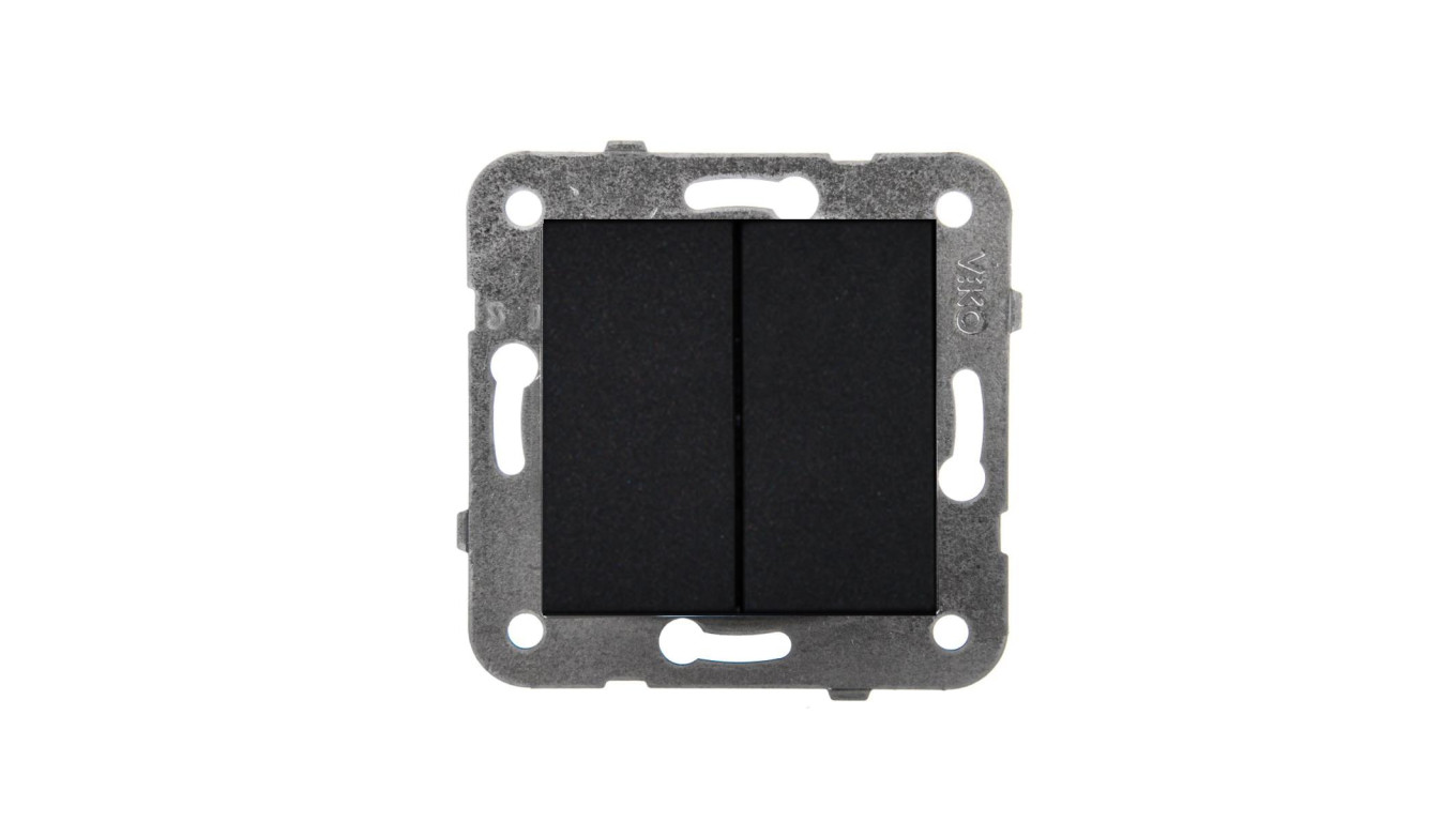 VIKO Panasonic NOVELLA przycisk żaluzjowy 2-klawiszowy czarny 92105516