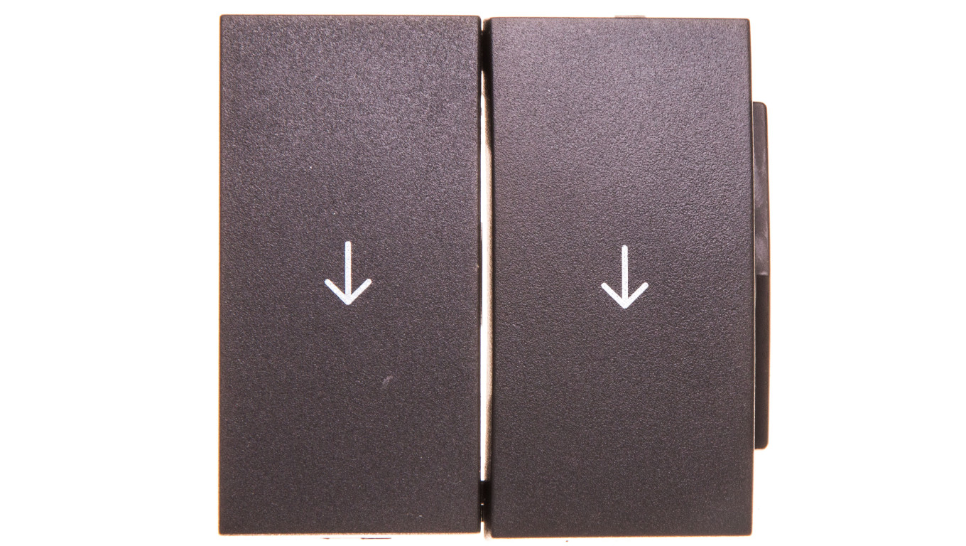 Berker B1/B5/B7 GLAS Klawisz do łącznika żaluzjowego z symbolem strzałka podwójny antracytowy 16251606