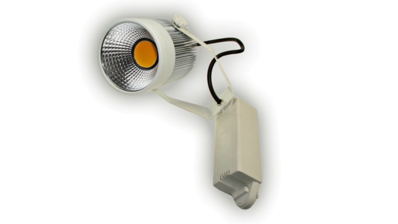 Projektor LED na szynę 20W ciepły biały SU