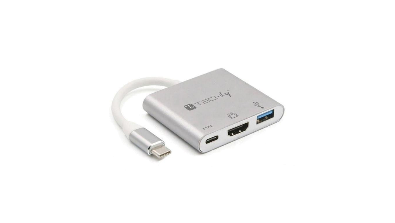 Adapter USB-C Multiport na HDMI/USB-A 3.0/USB-C PD