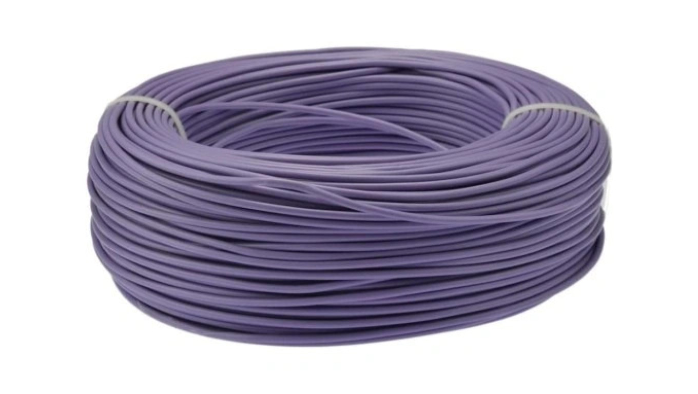 Przewód instalacyjny H07V-K / LgY 2,5 750V fioletowy linka giętka Elektrokabel 10m