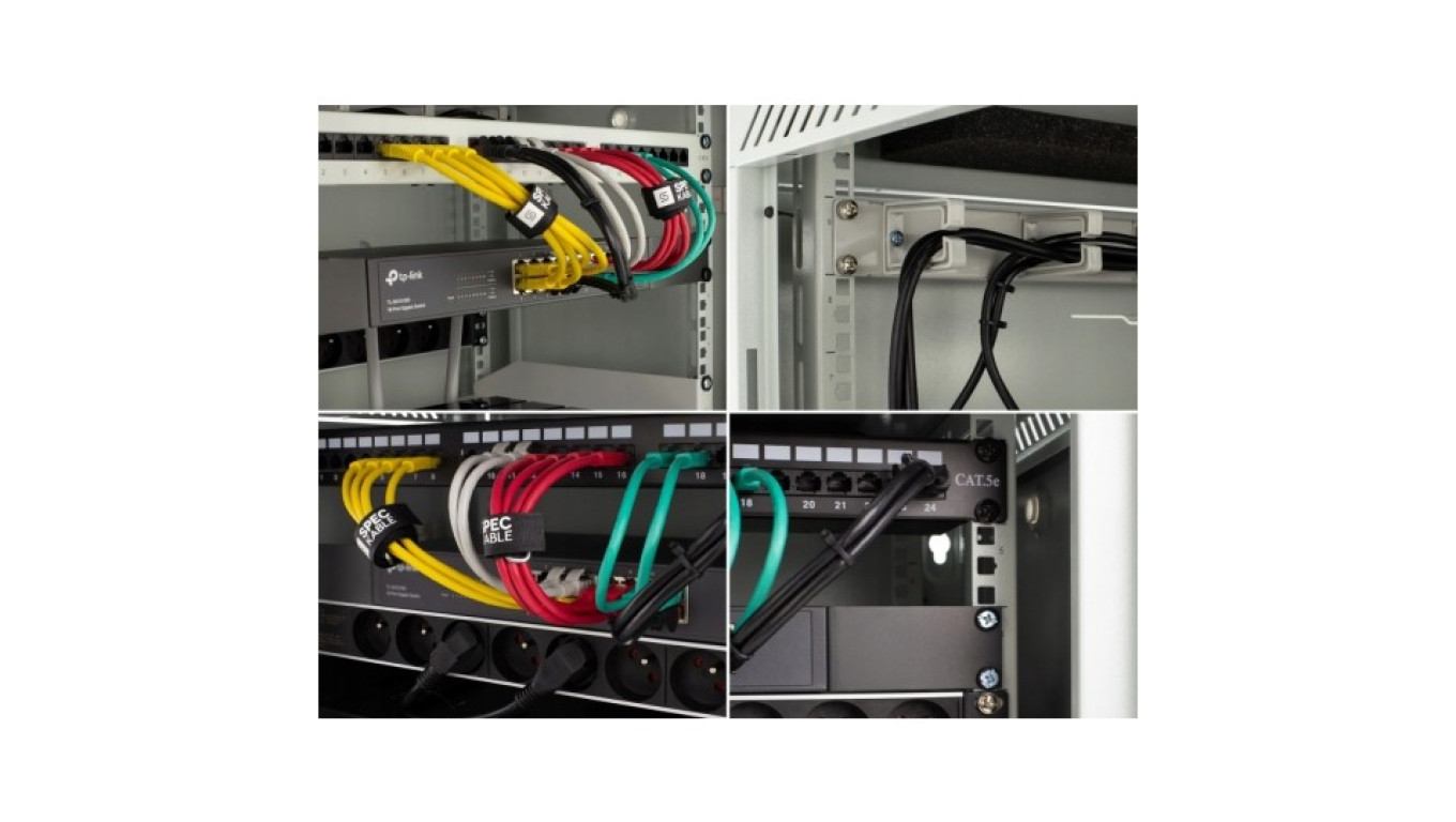 Patchcord S/FTP kat.6A PiMF kabel sieciowy LAN 2x RJ45 linka PoE czarny 5m