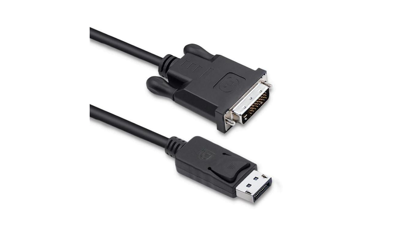 Qoltec Kabel DisplayPort DVI (24+1) męski 1.8m