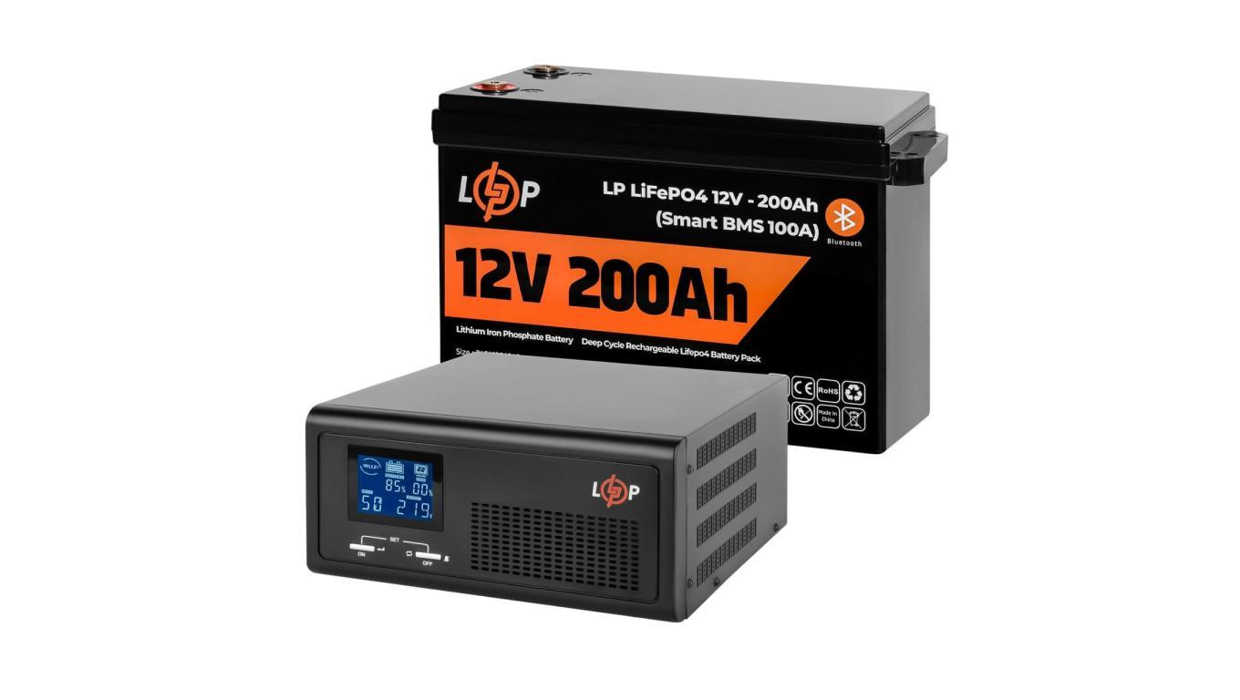ZESTAW ZASILANIA AWARYJNEGO UPS + AKUMULATOR LIFEPO4 1000VA 600W 2560Wh