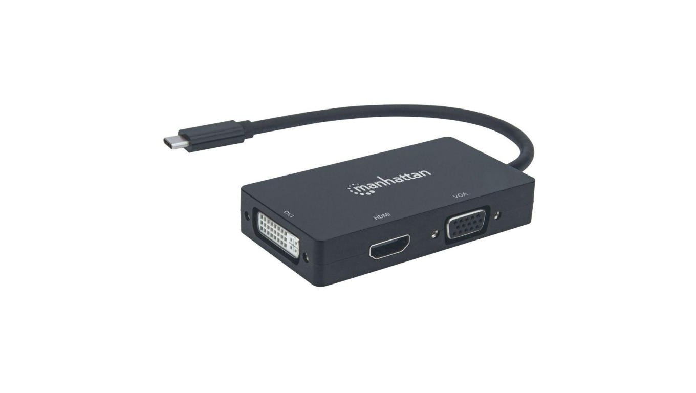 Konwerter Adapter USB-C 3.1 Na HDMI/Dvi/Vga Mutiport 152983