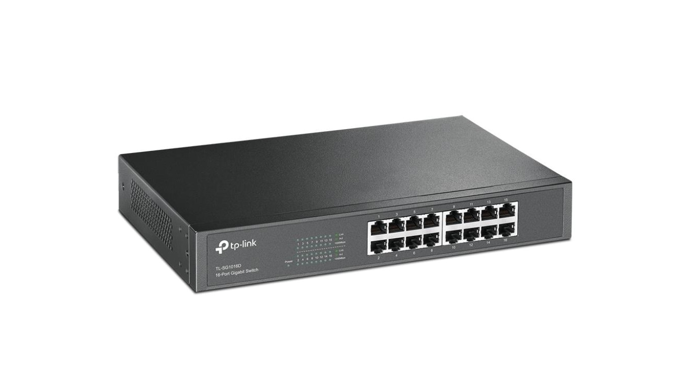 Switch TP-LINK TL-SG1016D (16x 10/100/1000Mbps)