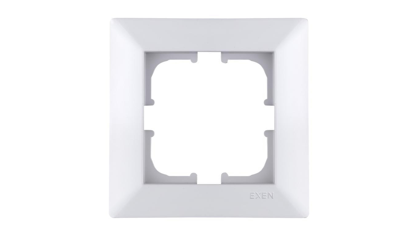 Ramka pojedyncza Exen seria Odak biała O101/01E
