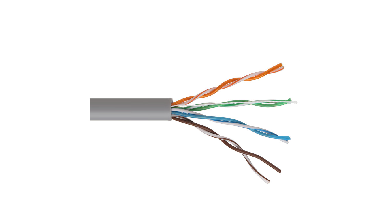 Kabel skrętka UTP Cat 5e 4*2*50 CCA 50m Maclean MCTV-578 RJ45 MCTV-578