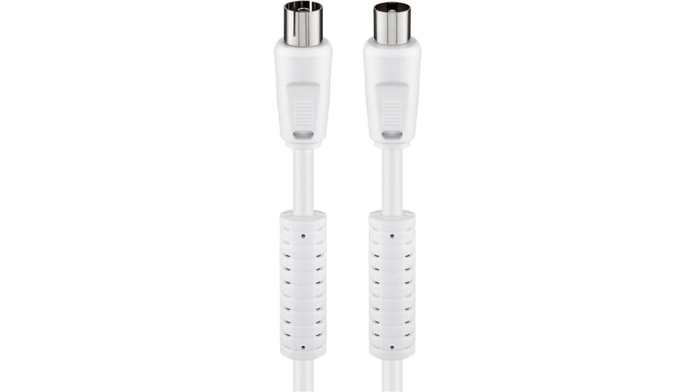 Kabel antenowy (80 dB), filtr ferrytowy, podwójne ekranowanie - Długość kabla 10 m