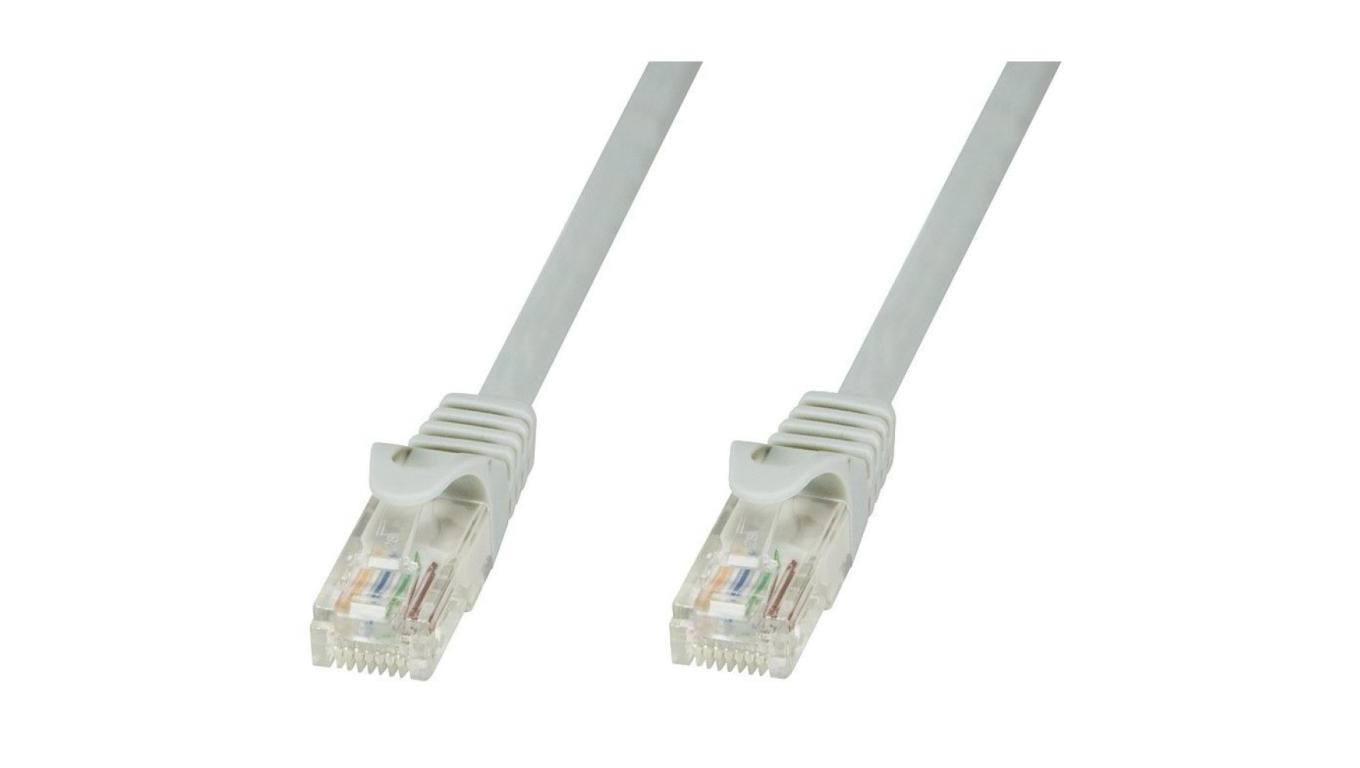 patchcord UTP C6 SZARY /1,5 m/