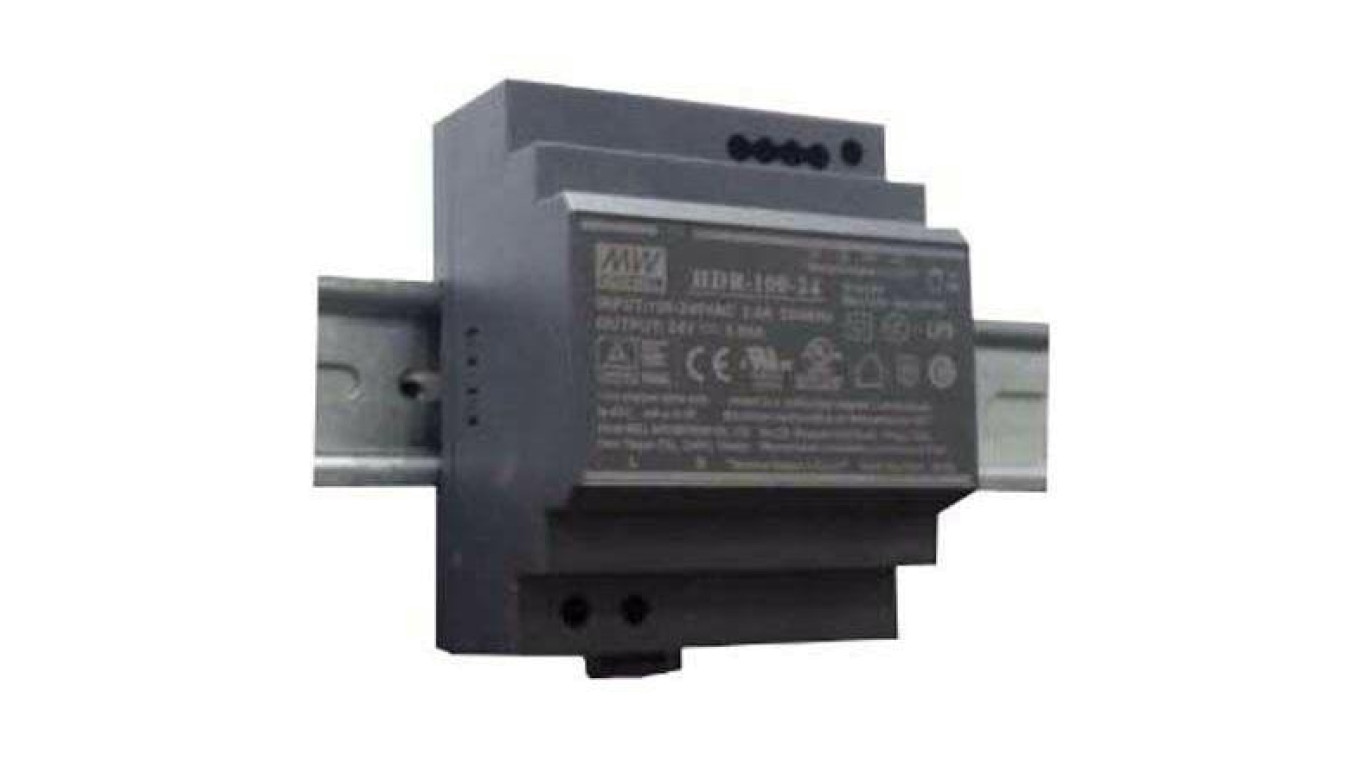 Zasilacz na szynę DIN 92W 24V HDR-100-24 3,83A do led Mean Well