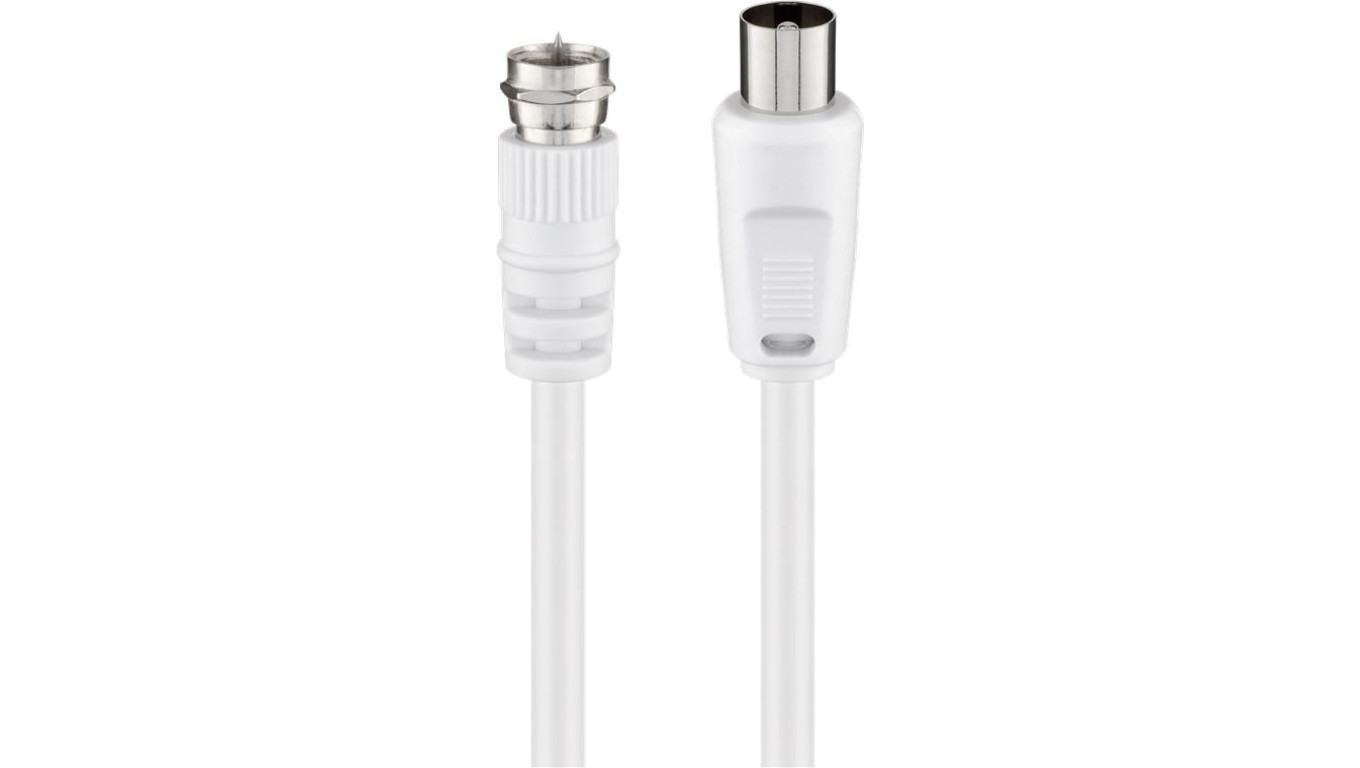 Kabel przyłączeniowy SAT/antenowy ( 70 dB), podwójne ekranowanie - Długość kabla 5 m