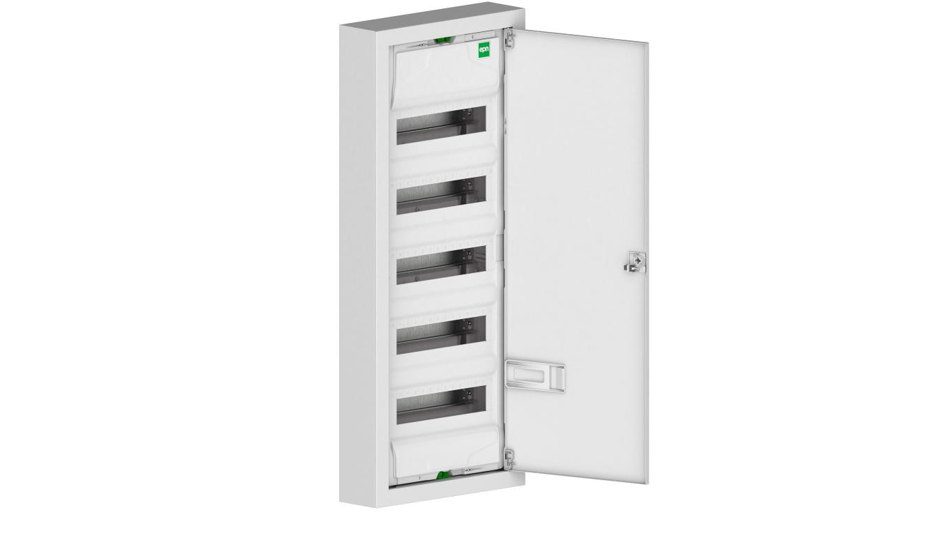 Rozdzielnica modułowa MSF RN 5x12 natynkowa IK05 IP30 PE+N biała IP30 2005-11