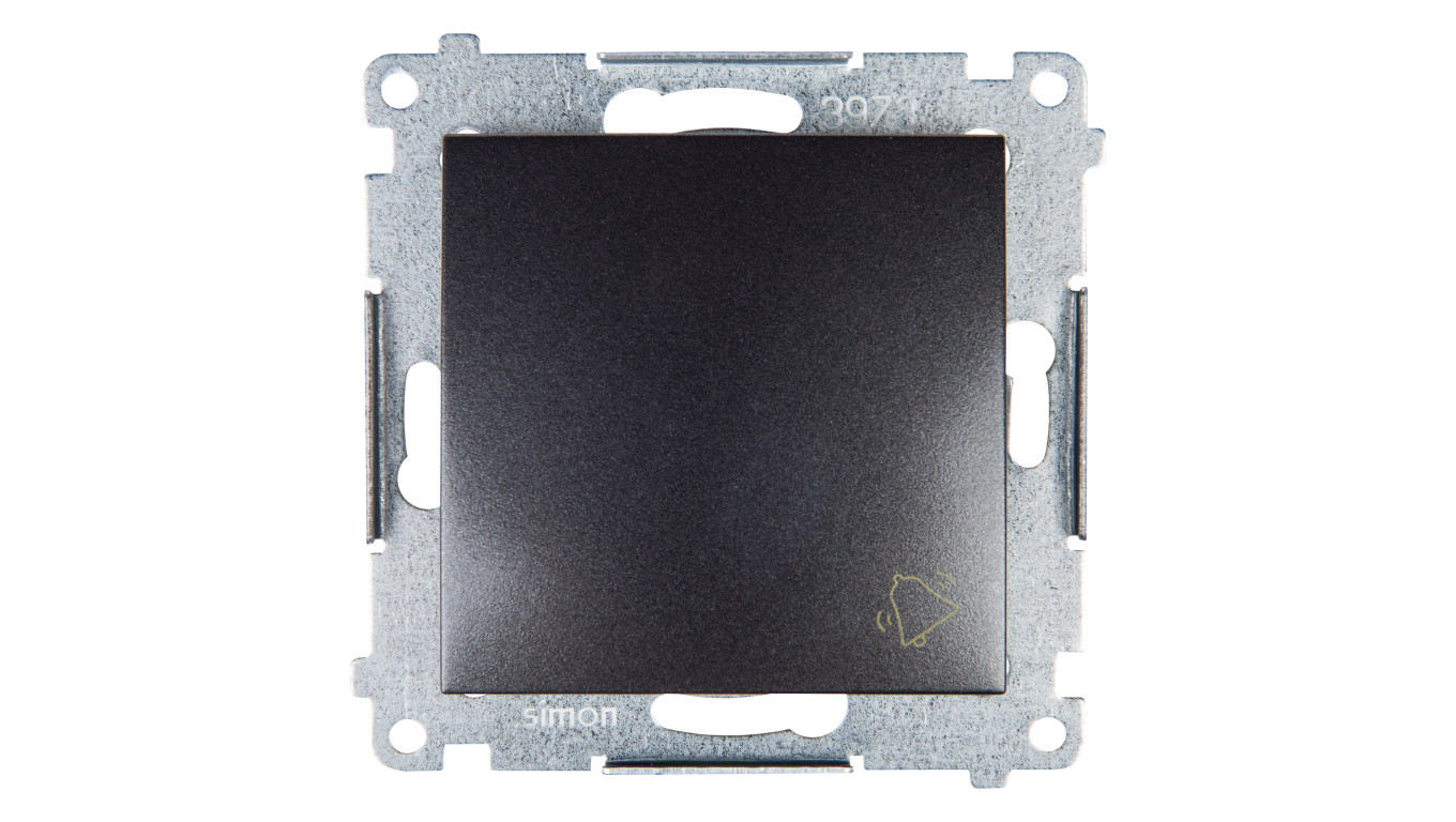 Simon 54 Przycisk /dzwonek/, szybkozłącza, antracyt DD1.01/48
