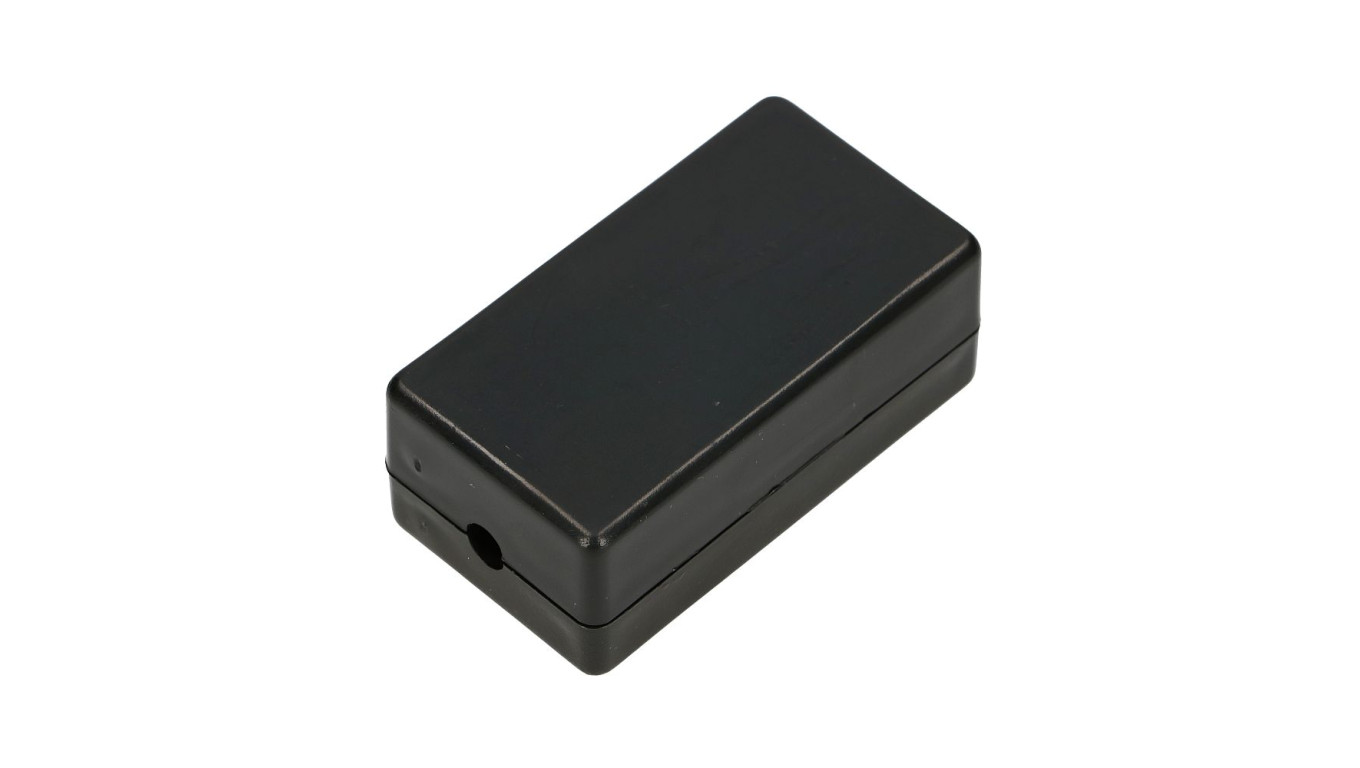 Puszka połączeniowa beczka, złączka, black Extralink CAT5E UTP