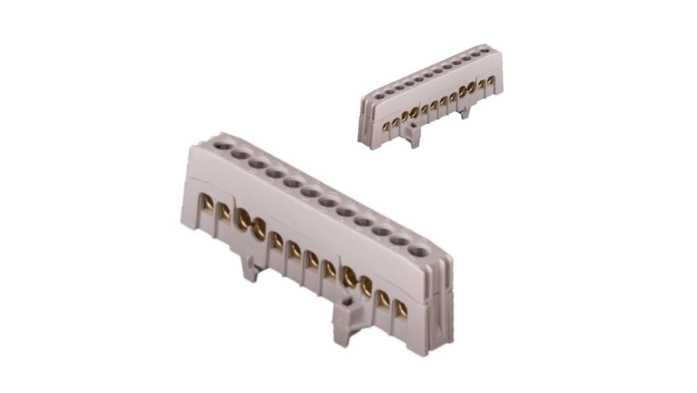 Trytyt Zacisk rozgałęźny izolowany N/PE-12-F szary